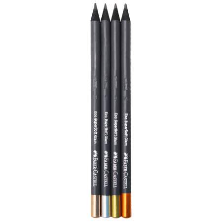 Lápis Grafite Ecolápis Faber Castell SuperSoft Glam 04 Und