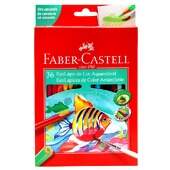 Lápis de Cor Faber-Castell com 36 Cores Aquarelável