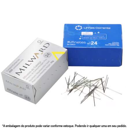 Alfinete Cabeça n° 24 Coats 50g