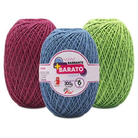 Barbante + Barato Fial N.06 com 300g 322mts