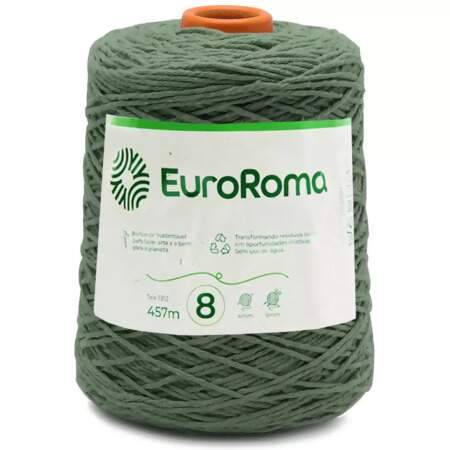 Barbante EuroRoma Colorido N.8 600g