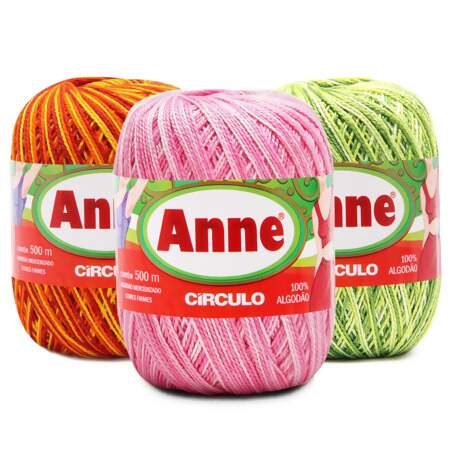 Linha Anne 500 Circulo Cores Mescladas