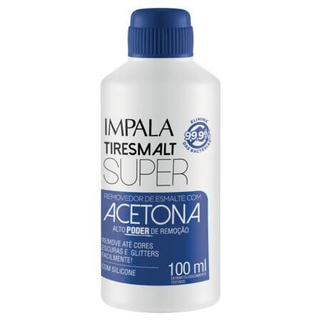 Removedor de Esmalte com Acetona Impala Tiresmalt Super 100ml