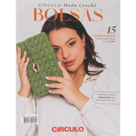 Revista Moda Crochê Bolsas Circulo N.01