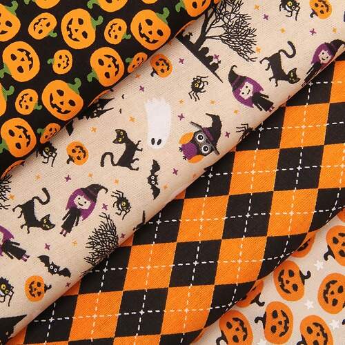 Tecido Patchwork Círculo Coleção Halloween  Armarinho São 