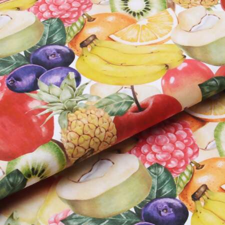 Tecido Patchwork Peripan 9050-V130 Frutas 0,48x1,50mts