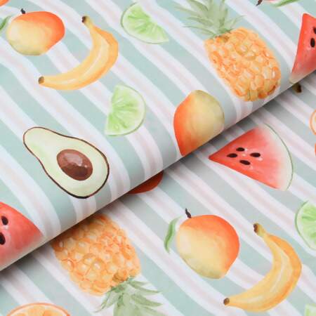 Tecido Patchwork Peripan 9050-V139 Frutas 0,48x1,50mts