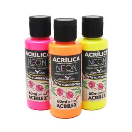 Tinta Acrilex Acrílica Neon Ref.3960 60ml