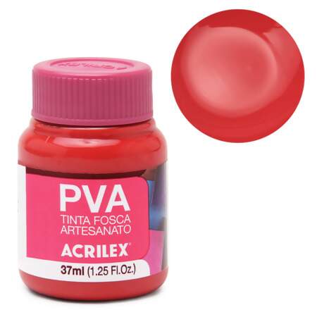 Tinta PVA Fosca para Artesanato Acrilex Ref.3240 37ml