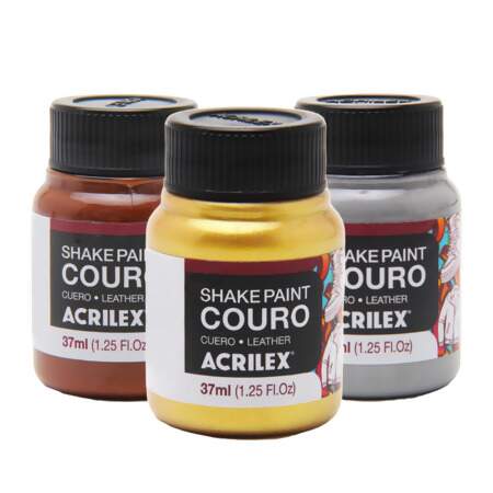 Tinta Shake Paint Couro Acrilex R.13037 37ml