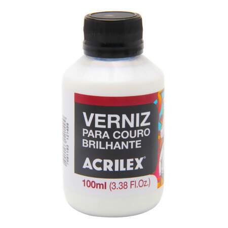 Verniz para Couro Brilhante Acrilex 13012 119 100ml