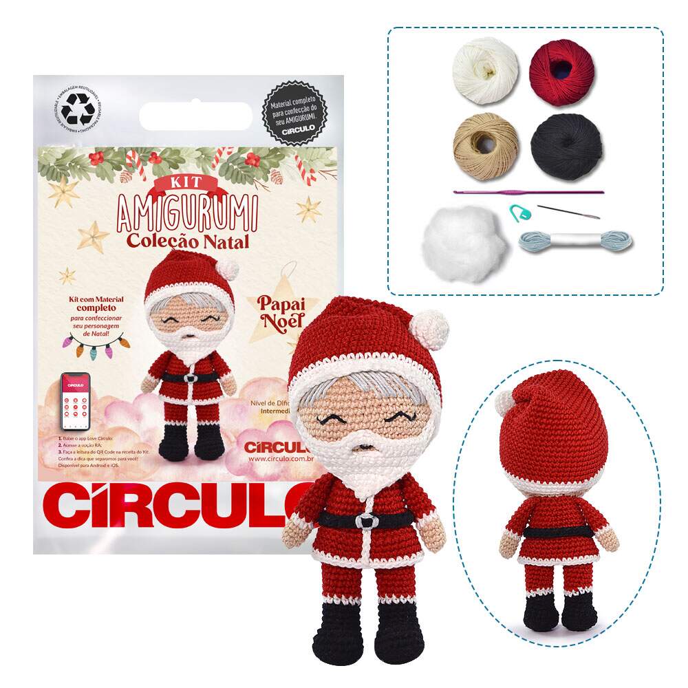 Circulo Amigurumi Kit - Santa Claus 2023