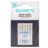 Agulha Schmetz Jeans Nº 16 Ref 130/705 H-J 