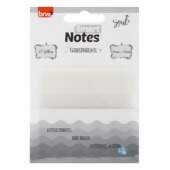 Bloco Adesivo Smart Notes Transparente 76x76mm 20 Folhas