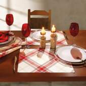 Toalha de Mesa Retangular Dohler Celebra Natal Xadrez 8 Lugares 1,60m X  2,40m em 2023