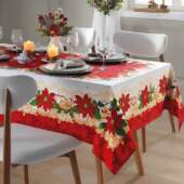 Toalha de Mesa Athenas Retangular Dohler Natal 110 1,60x2,50mts