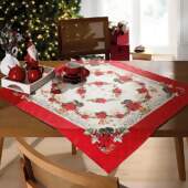 Toalha de Mesa Renova Quadrada Dohler Natal 116 78x78cm