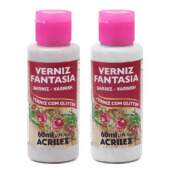 Verniz Fantasia Acrilex com Glitter R.20860 60ml